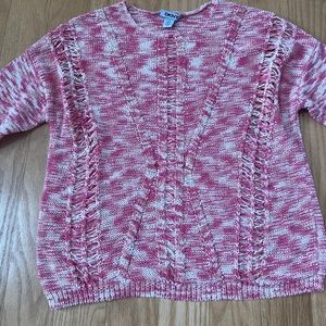 DKNY Women’s Shades of Pink Sweater Size M